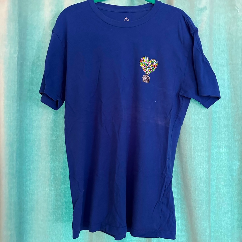 BoxLunch Disney Up Blue T Shirt Size M